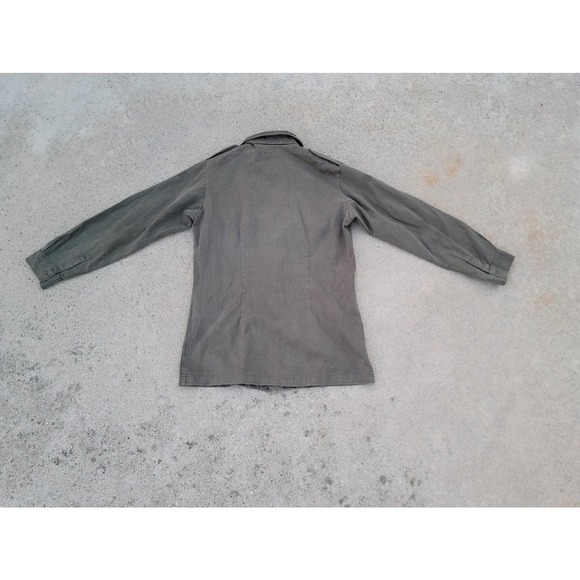 Vtg 1981 Dutch Army Fatigue Shirt Jacket - Picture 2 of 5